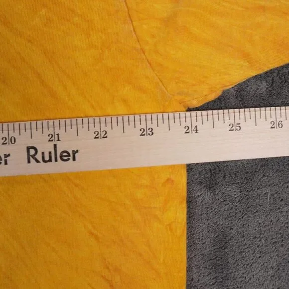 Vintage Crazy Shirts Kilauea Shirt Mens XL Gold‎ Yellow Lava Volcano Hawaii - Picture 9 of 11